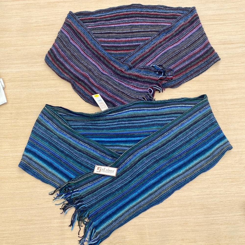 NWT Bundle of 2  All Alpaca Scarves
